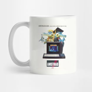 Amstrad computer - Retro poster from 1985 Mug